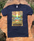 Red Rocks "Garden of Unearthly Delights" Navy Blue T-Shirt